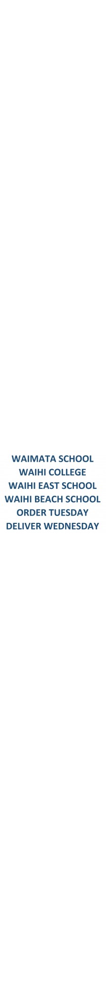 Waimata, Waihi East, Waihi Beach Schools, Waihi College